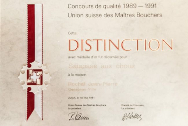 Distinction - Saucisse aux choux - 1989 - 1991