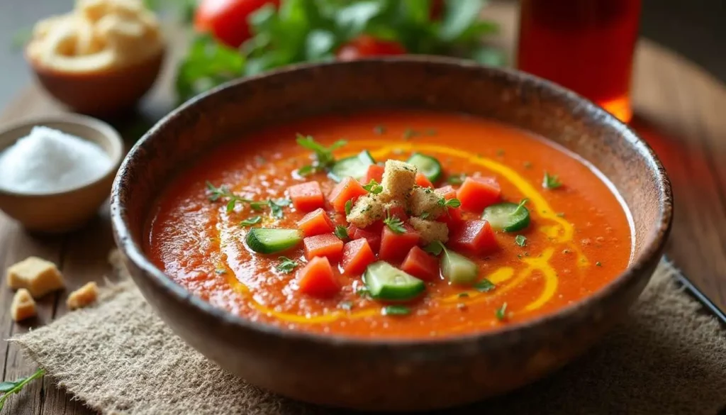 Authentique recette de Gaspacho de chez Boucherie de la Venoge